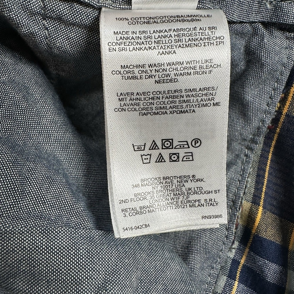 Brooks Brothers‎ Burgundy Plaid Madras Bermuda Shorts 100% Cotton W40 Preppy VTG - Picture 3 of 9